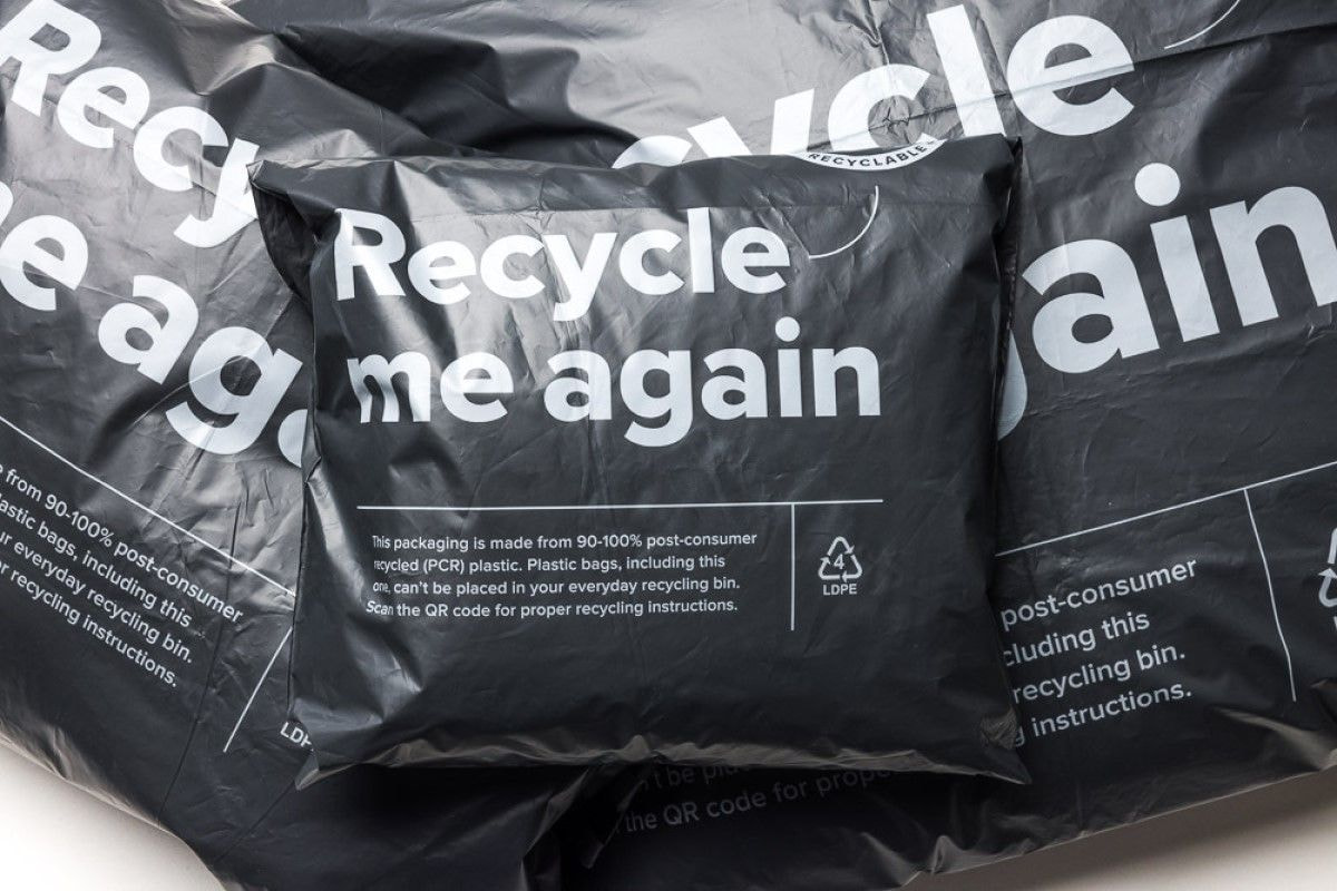 printful new eco friendly sustainable packaging with recycling instructions